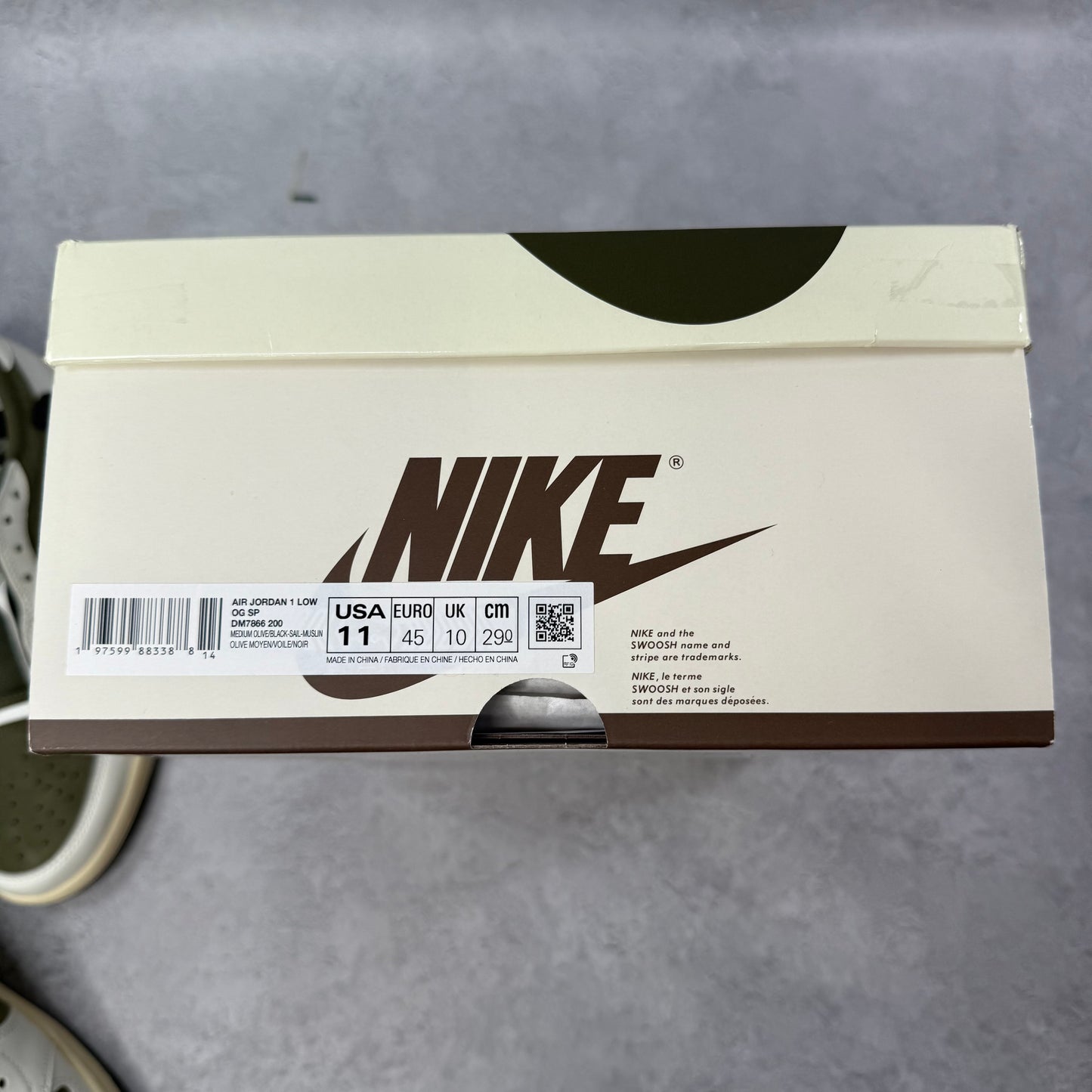 Jordan 1 Retro Low OG SP Travis Scott Medium Olive