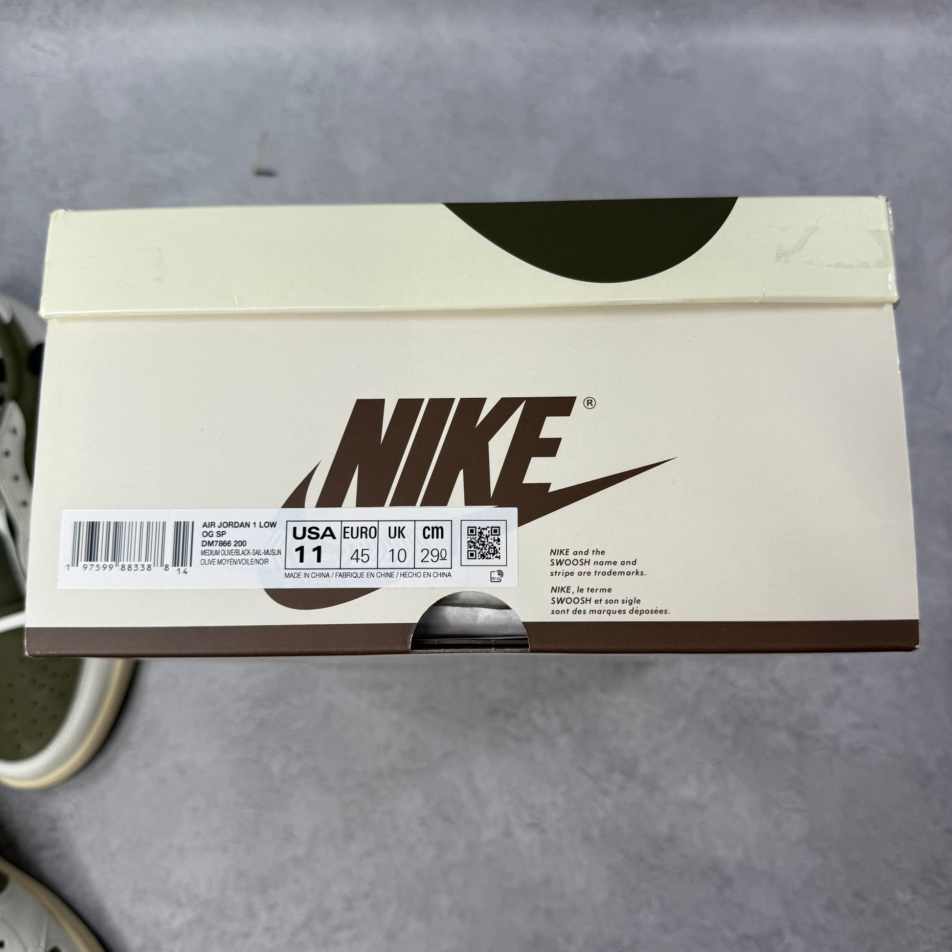 Jordan 1 Retro Low OG SP Travis Scott Medium Olive