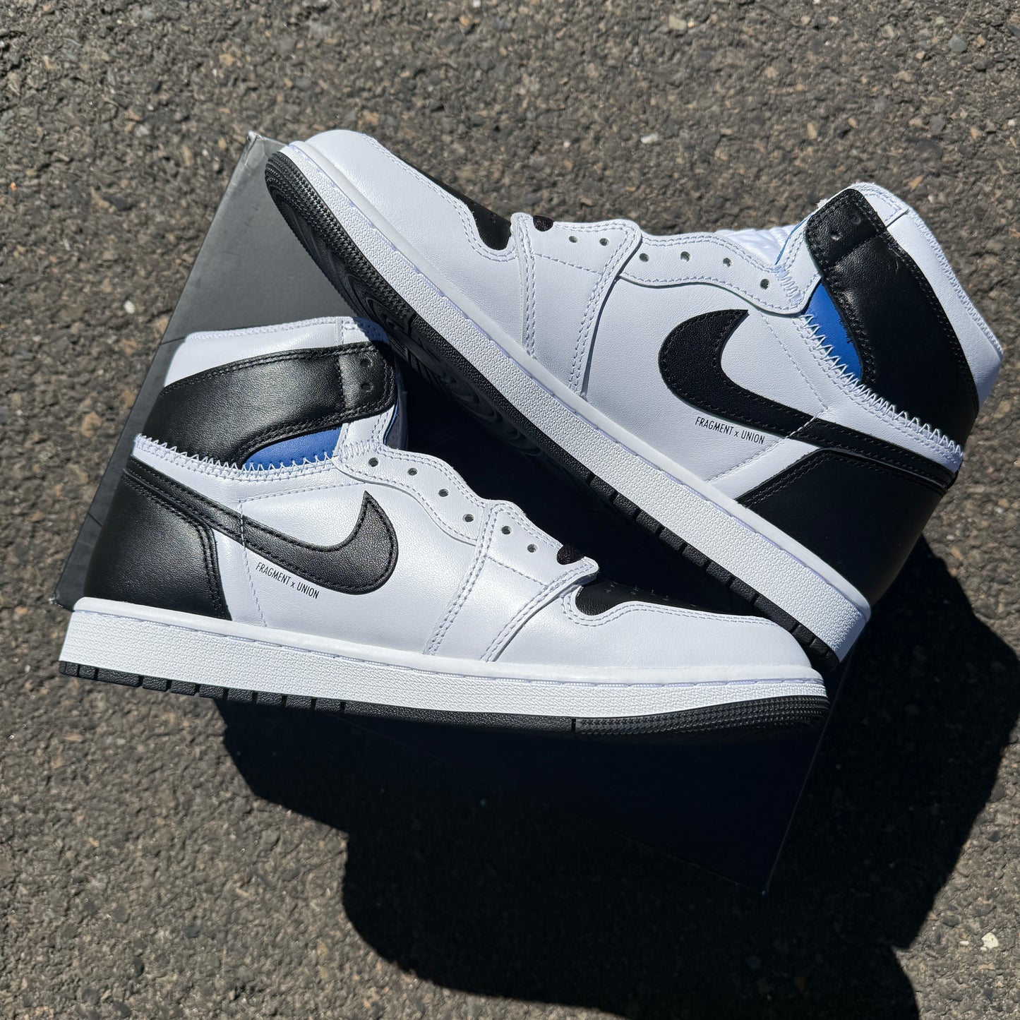 Jordan 1 Retro High OG SP Fragment x Union LA White Black