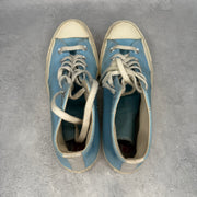 Converse Chuck Taylor All Star 70 Hi Comme des Garcons PLAY Bright Blue *pre-owned* SIZE 8