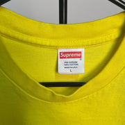 Supreme Bandana Box Logo Tee Yellow *pre-owned* SIZE L