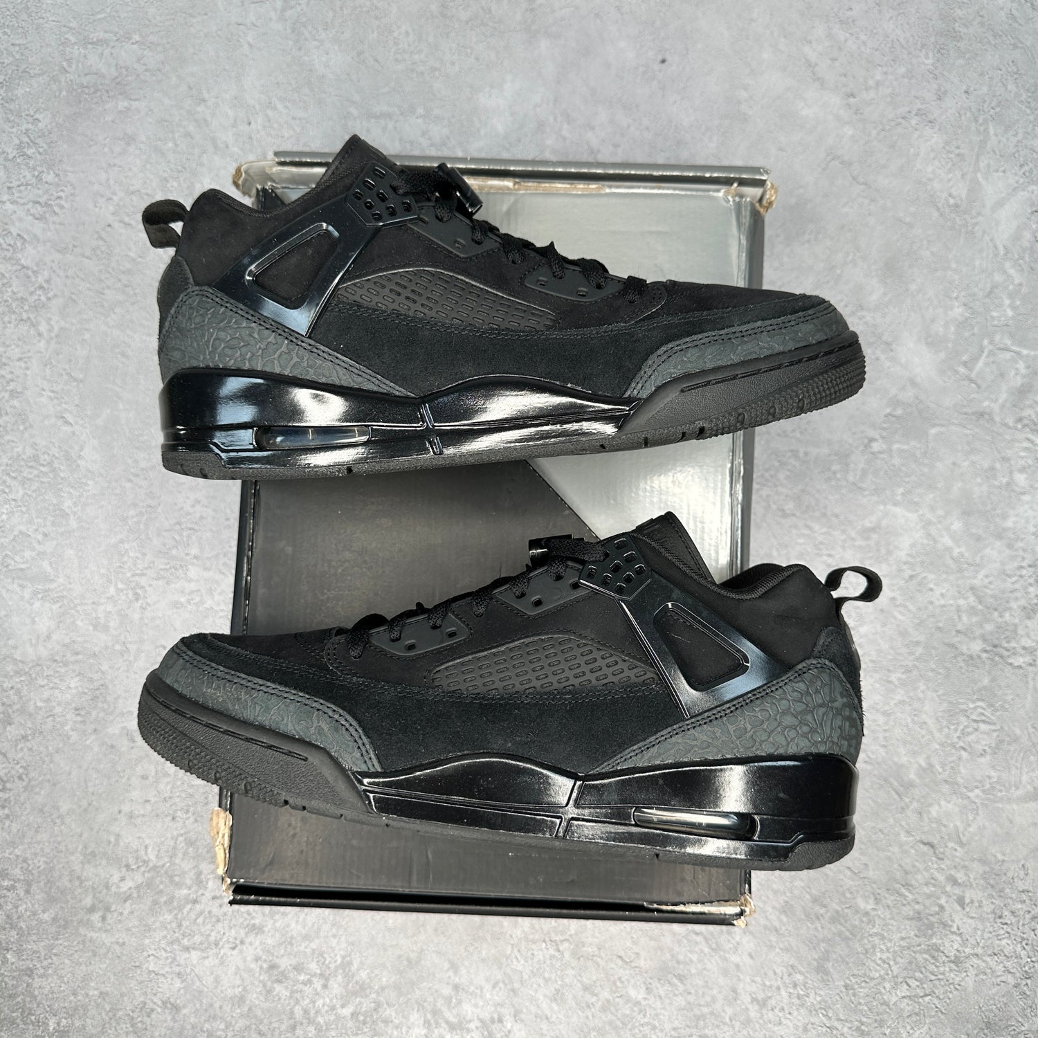 Jordan Spizike Low Black Cat *pre-owned* SIZE 10