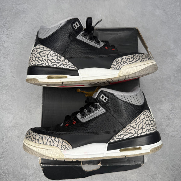 Jordan 3 Retro Black Cement (2018) *pre-owned* SIZE 7Y