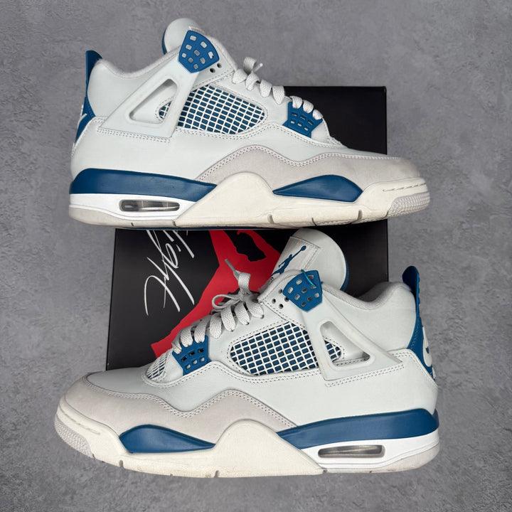 Jordan 4 Retro Military Blue (2024) *pre - owned* SIZE 9 - Kicks Collective PA - Jordan - FV5029-141 - Men's Shoes - 9M/10.5W - Pre - Owned