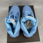 Jordan 5 Retro UNC University Blue *pre-owned* SIZE 1 1