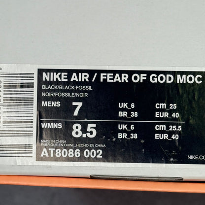 Nike Air Fear Of God Moccasin Black