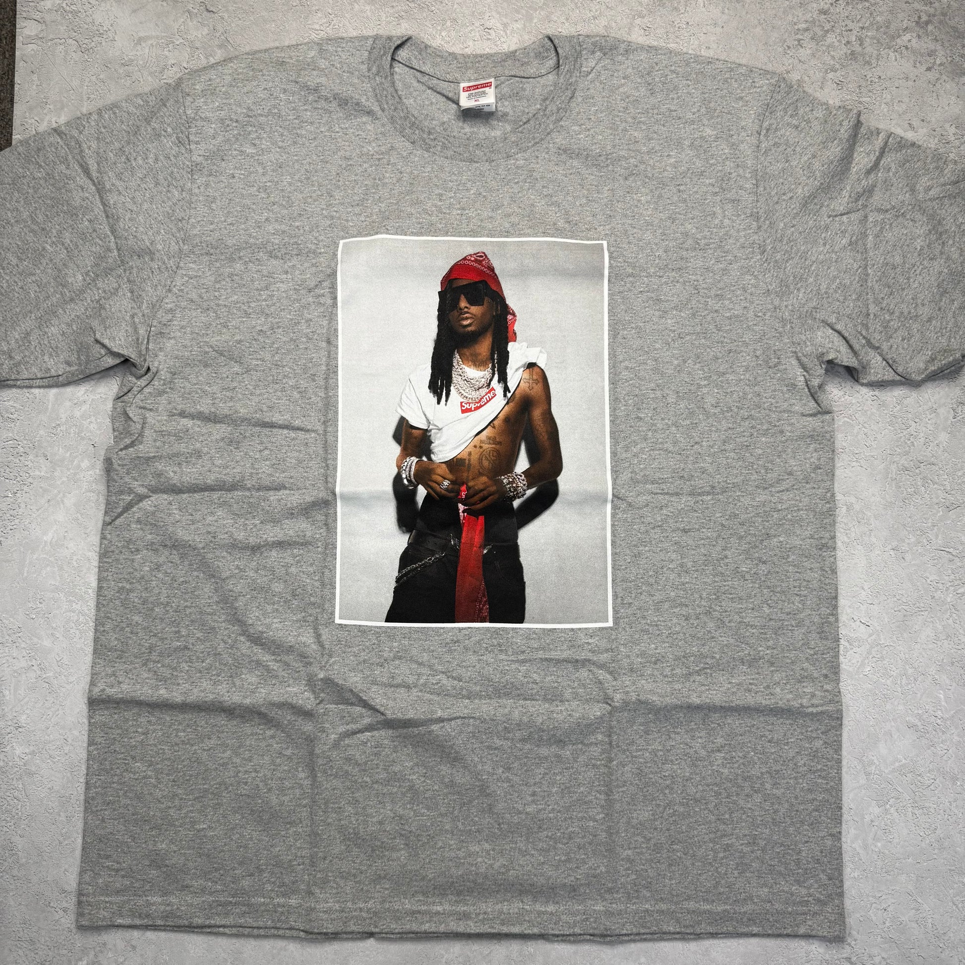 Supreme Playboi Carti Tee Grey SIZE XL