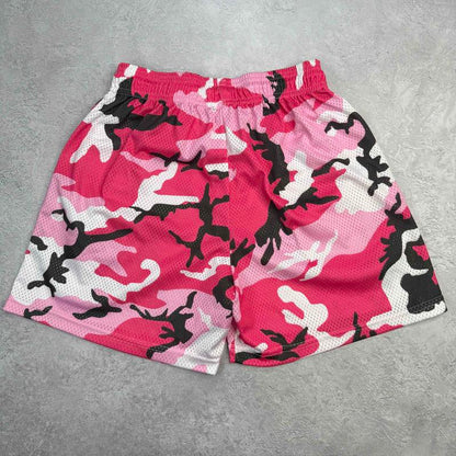 Eric Emanuel EE Basic Short Pink/Black Camo *pre-owned* SIZE LARGE
