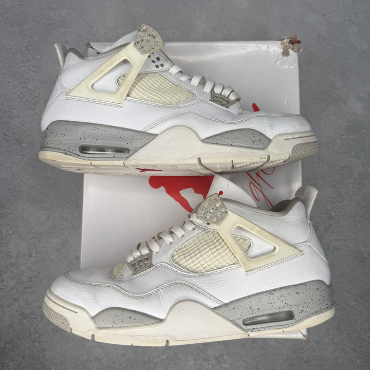 Jordan 4 Retro White Oreo (2021) *pre-owned* SIZE 12