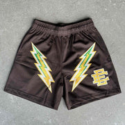 Eric Emanuel EE Basic Short Brown Bolt - Kicks Collective PA - Eric Emanuel - SS22 - Apparel - S - Brand New