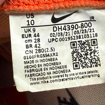 Nike Waffle Trainer 2 First Use Orange *pre-owned* SIZE 10