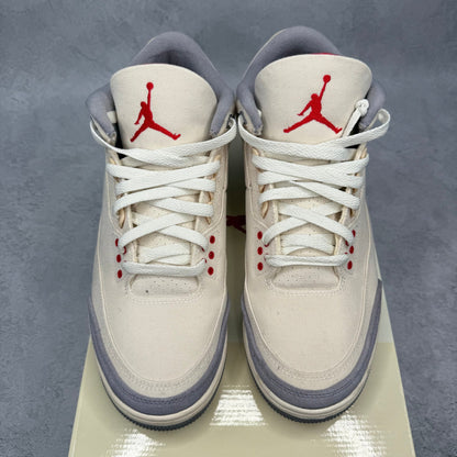 Jordan 3 Retro Muslin *pre - owned* SIZE 10 - Kicks Collective PA - Jordan - DH7139-100 - Men's Shoes - 10M/11.5W - Pre - Owned