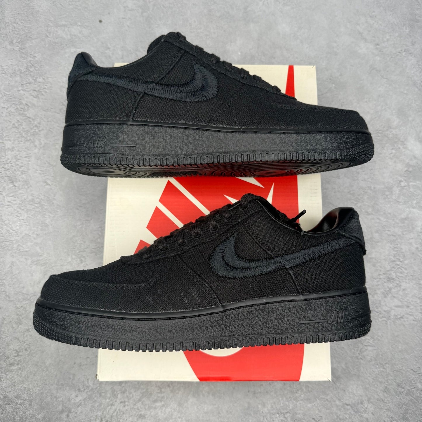 Nike Air Force 1 Low Stussy Black - Kicks Collective PA - Nike - CZ9084-001 - Men's Shoes - 10M/11.5W - Brand New