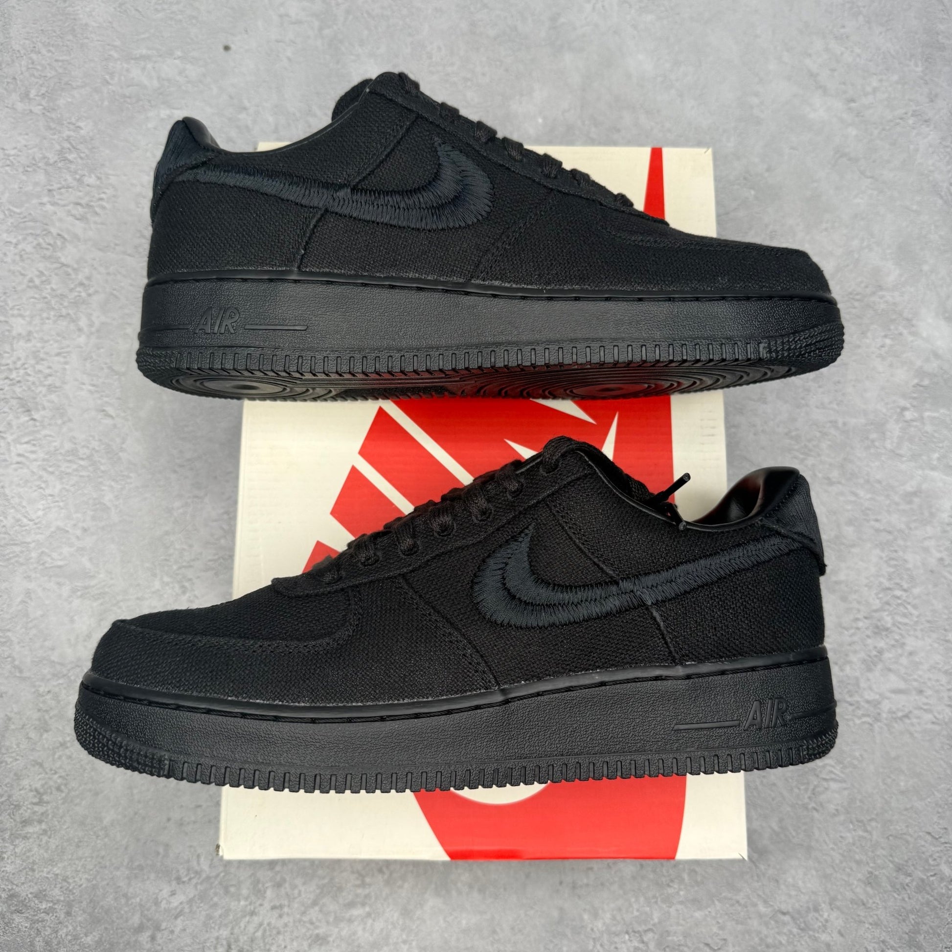 Nike Air Force 1 Low Stussy Black - Kicks Collective PA - Nike - CZ9084-001 - Men's Shoes - 10M/11.5W - Brand New