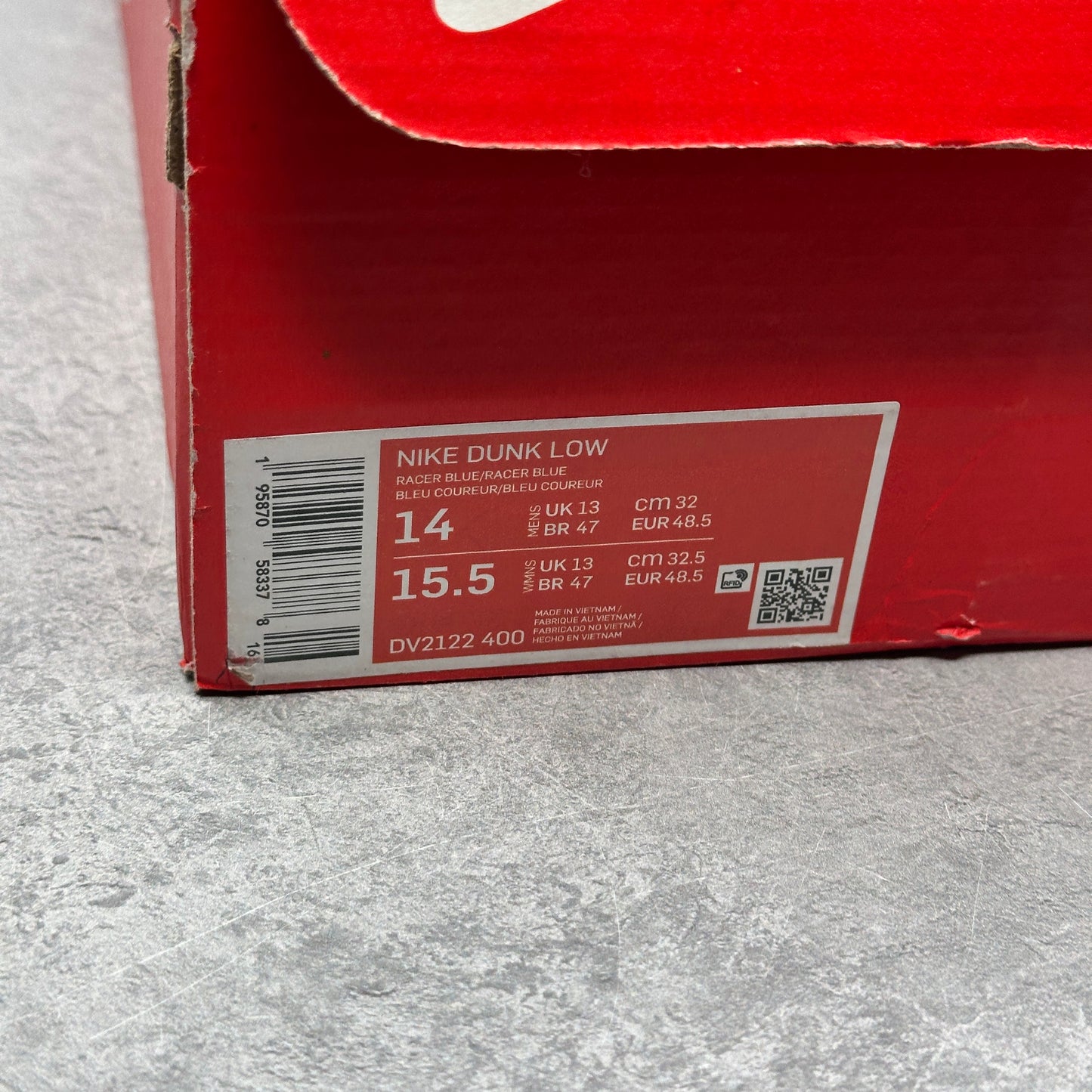 Nike Dunk Low Jackie Robinson *pre-owned* SIZE 14