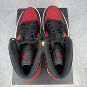Jordan 1 Mid Gym Red Black *pre-owned* SIZE 11