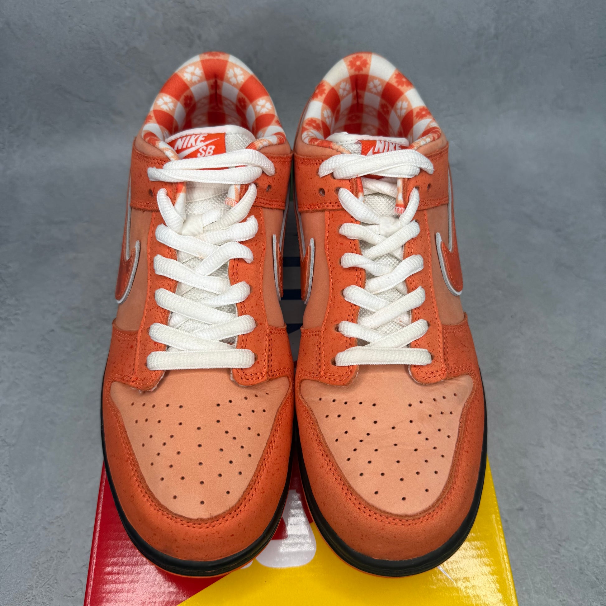 Nike SB Dunk Low Concepts Orange Lobster *pre-owned* SIZE 9