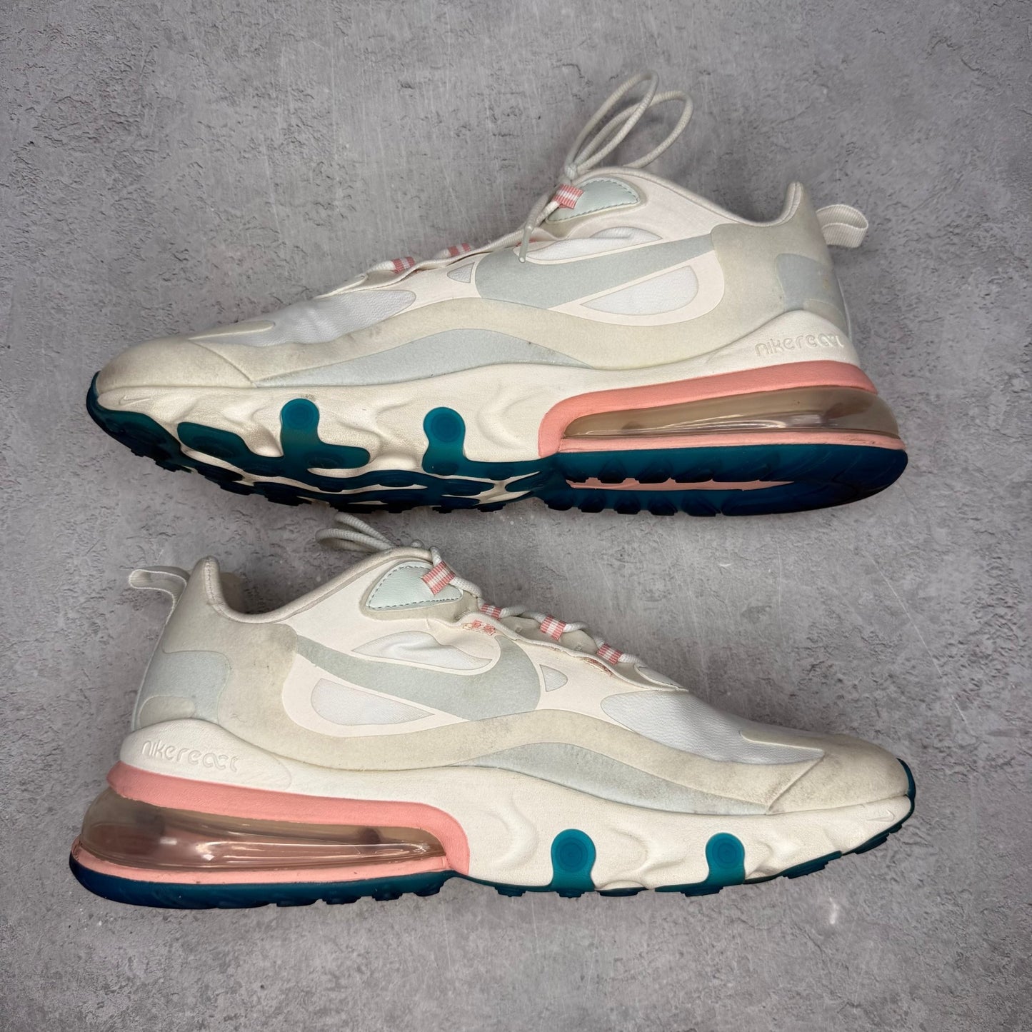 Nike Air Max 270 React American Modern Art *pre - owned* SIZE 12 - Kicks Collective PA - Nike - AO4971-100 - Men's Shoes - 12M/13.5W - Pre - Owned - No Box