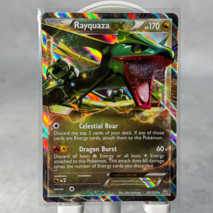Pokemon Rayquaza EX 85/124 Dragons Exalted