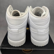 Jordan 1 Mid Triple White pre-owned size 8