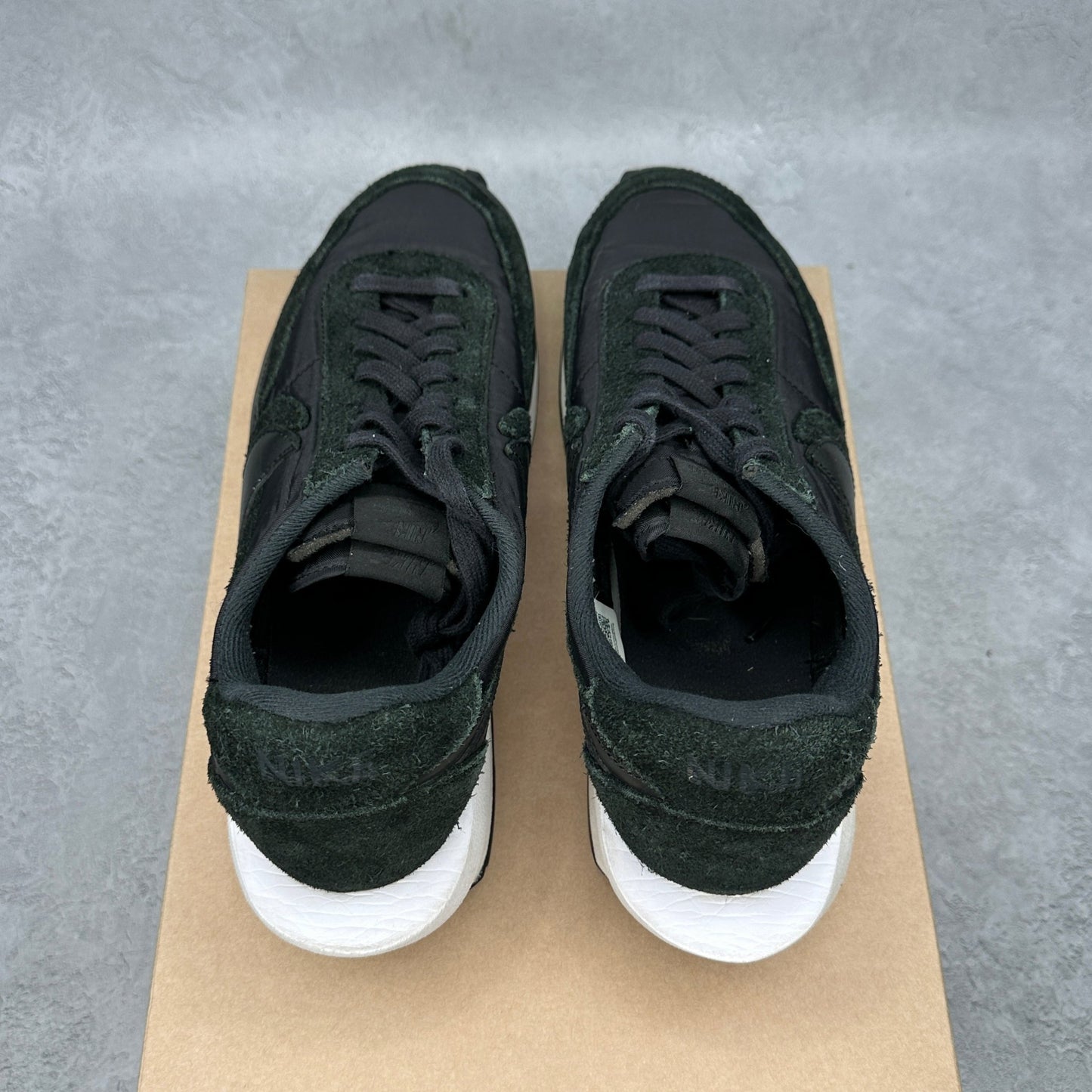 Nike LD Waffle sacai Black Nylon *pre-owned* SIZE 12