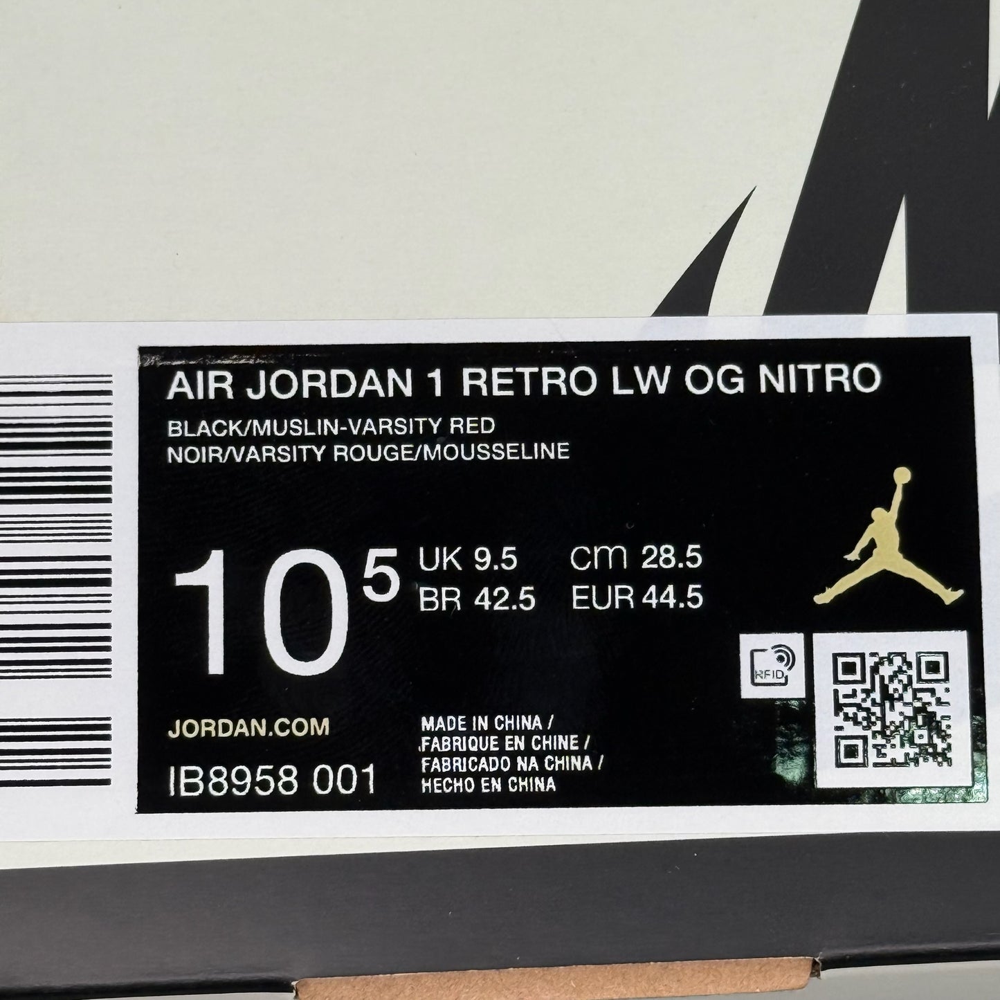 Jordan 1 Retro Low OG Nigel Sylvester Better With Time - Kicks Collective PA - Jordan - IB8958 - 001 - Men's Shoes - 10.5M/12W - Brand New