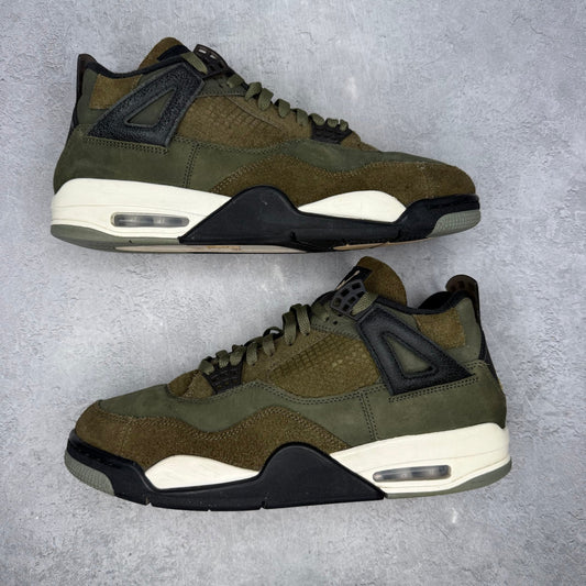 Jordan 4 Retro SE Craft Medium Olive *pre - owned* SIZE 12 - Kicks Collective PA - Jordan - FB9927-200 - Men's Shoes - 12M/13.5W - Pre - Owned - No Box