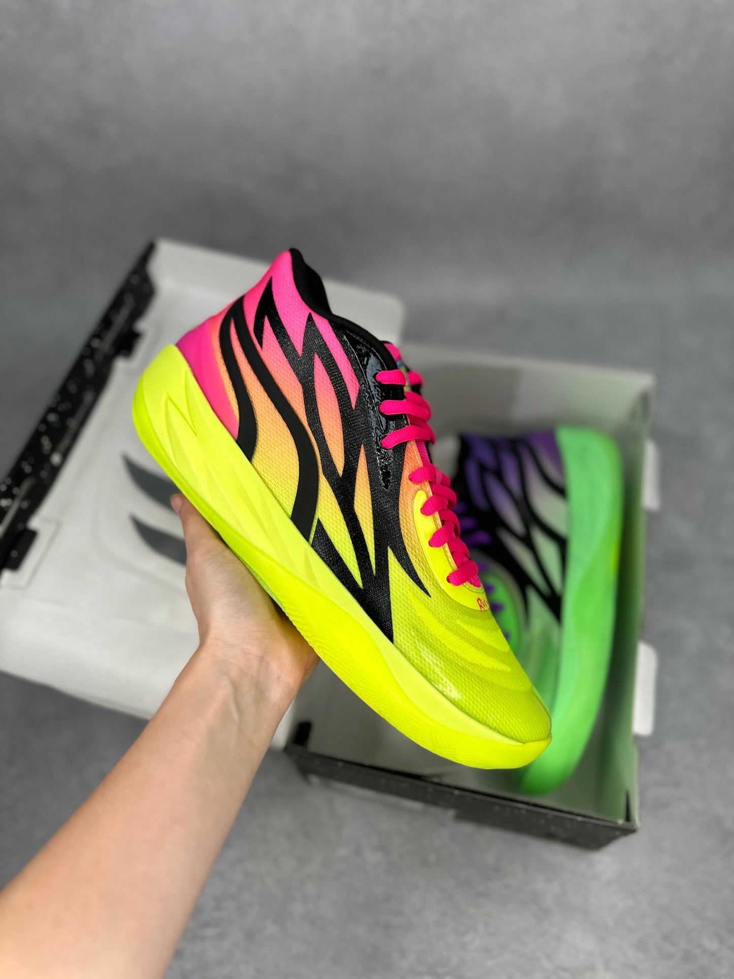 Puma LaMelo Ball MB.02 Rick & Morty Adventures - Kicks Collective PA - Puma - 377411 - 02 - Men's Shoes - 10M/11.5W - Brand New