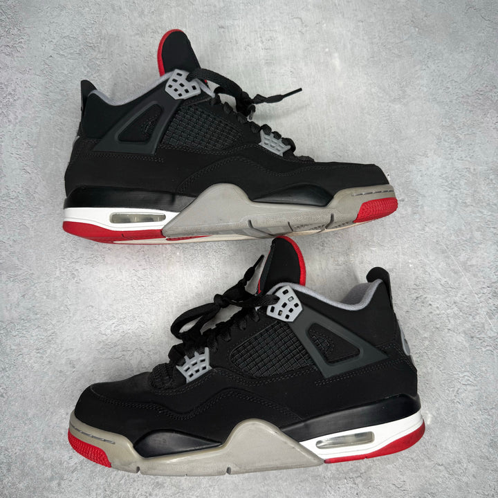 Jordan 4 Retro Bred (2019) *pre-owned* SIZE 9