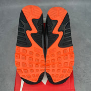 Nike Air Max 90 White Orange Black *pre-owned* SIZE 9