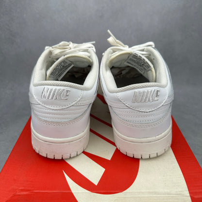 Nike Dunk Low Triple White (2021) (Women's) *pre-owned* SIZE 10M/11.5W