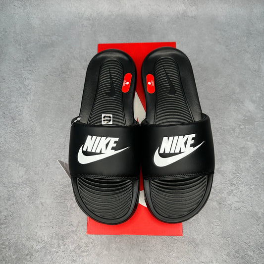 Nike Victori One Slide Black White - Kicks Collective PA - Nike - CN9675 - 002 - Men's Shoes - 11M/12.5W - Brand New
