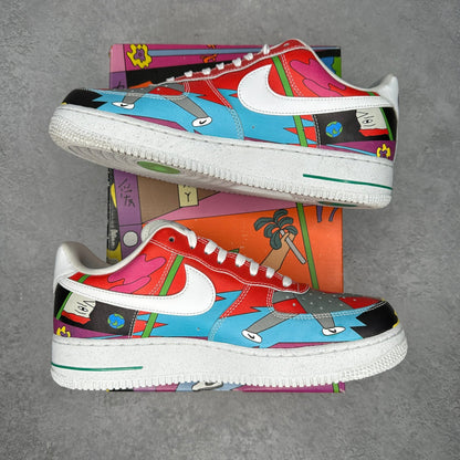 Nike Air Force 1 Flyleather Ruohan Wang *pre - owned* SIZE 9.5 - Kicks Collective PA - Nike - CZ3990-900 - Men's Shoes - 9.5M/11W - Pre - Owned