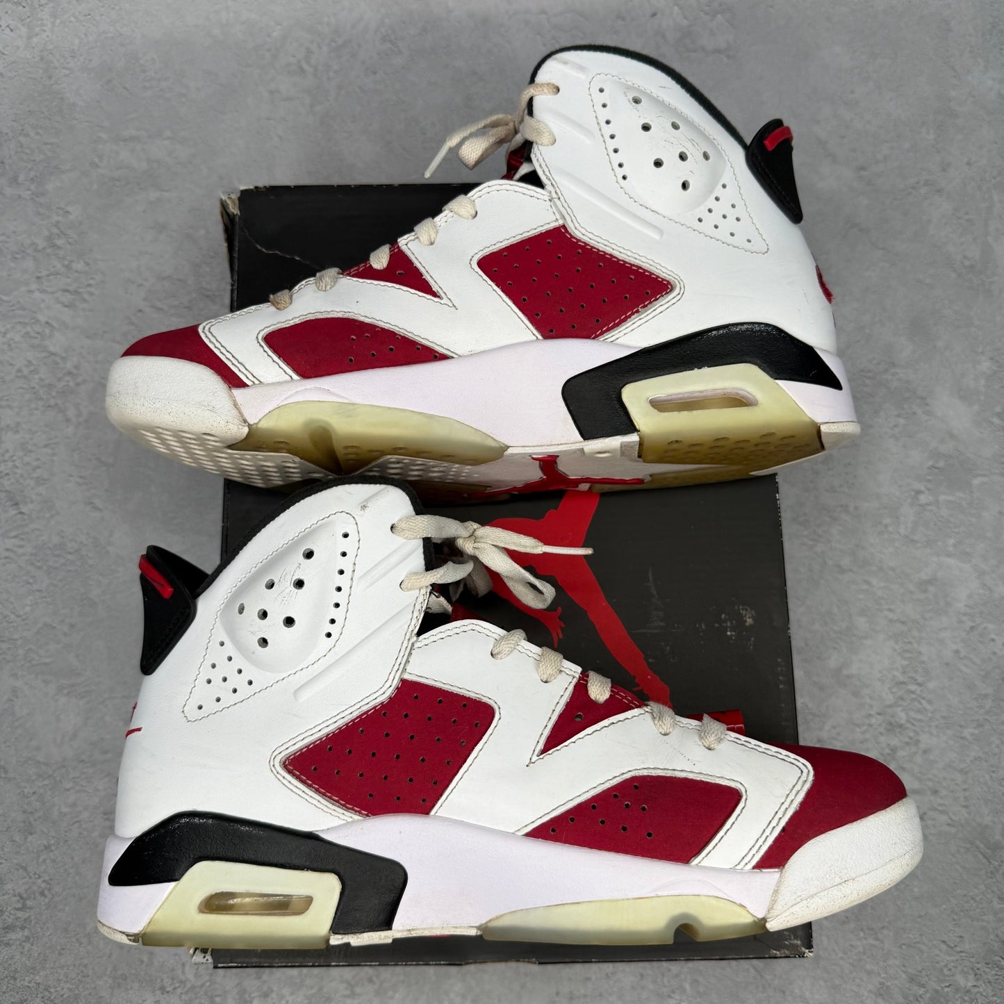 Jordan 6 Retro Carmine (2021) *pre - owned* SIZE 10 - Kicks Collective PA - Jordan - CT8529-106 - Men's Shoes - 10M/11.5W - Pre - Owned