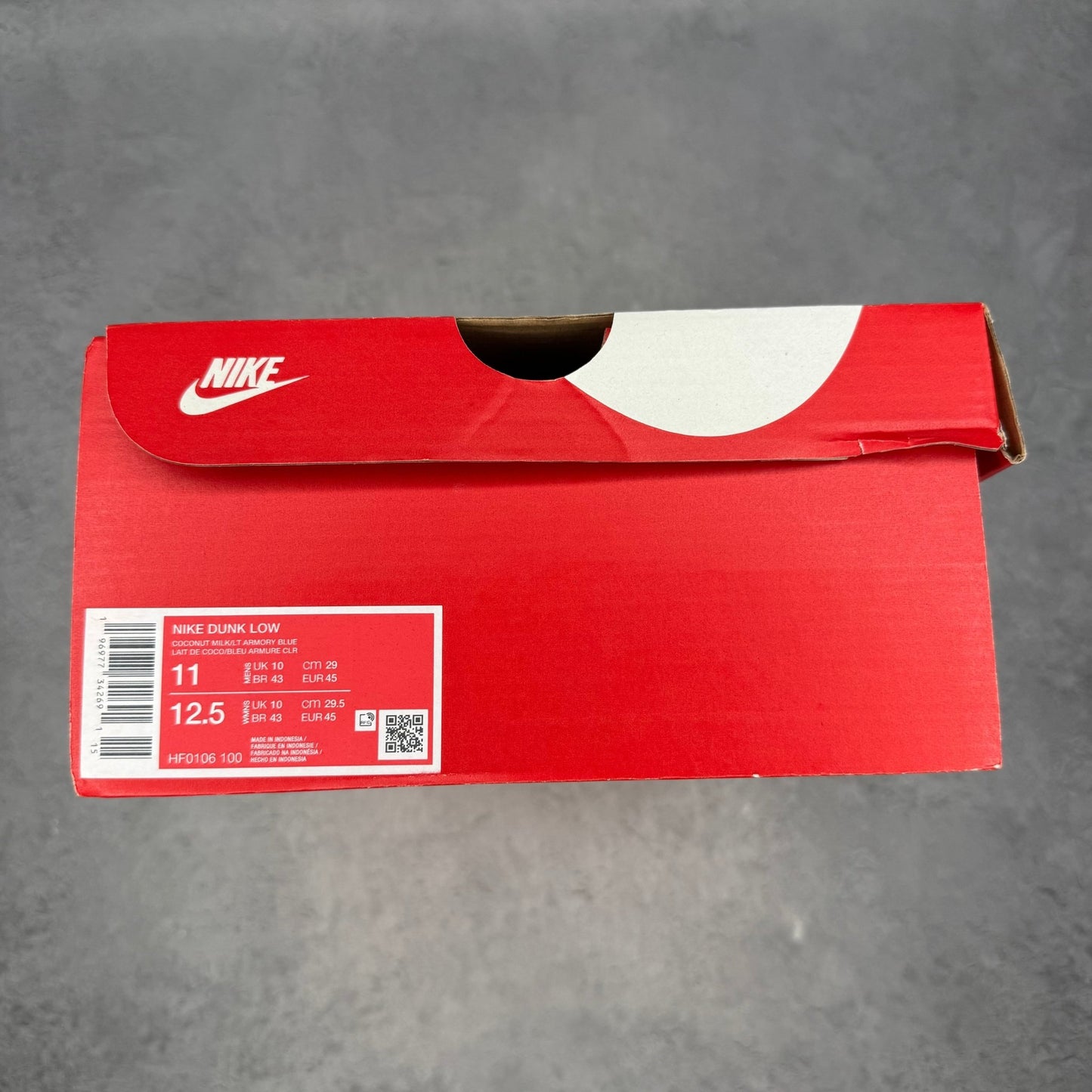 Nike Dunk Low Sanddrift Light Armory Blue *pre - owned* SIZE 11 - Kicks Collective PA - Nike - HF0106-100 - Men's Shoes - 11M/12.5W - Pre - Owned