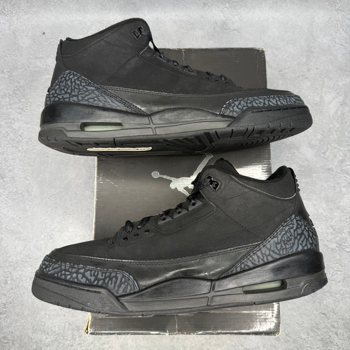 Jordan 3 Retro Black Cat (2007) *pre-owned* SIZE 15
