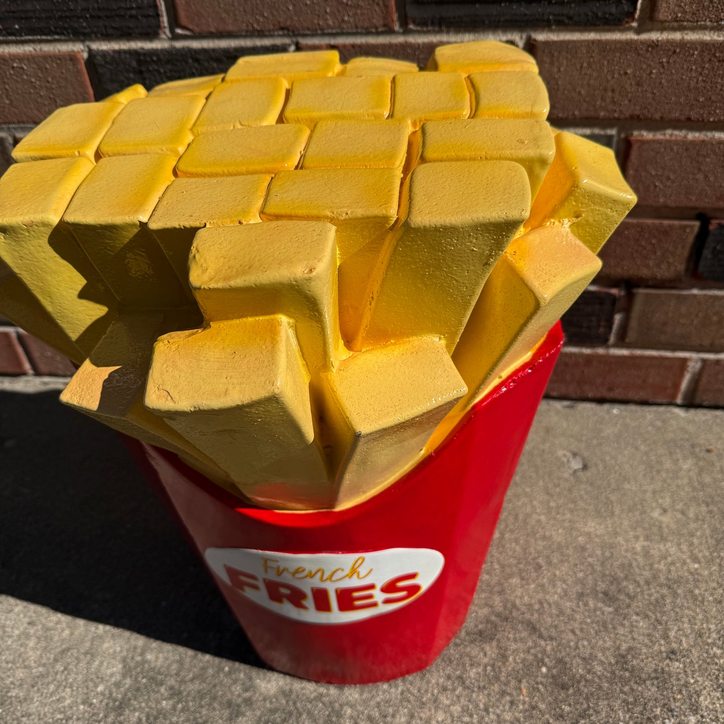 TikTok Viral French Fries Stool (DELIVERY ONLY)