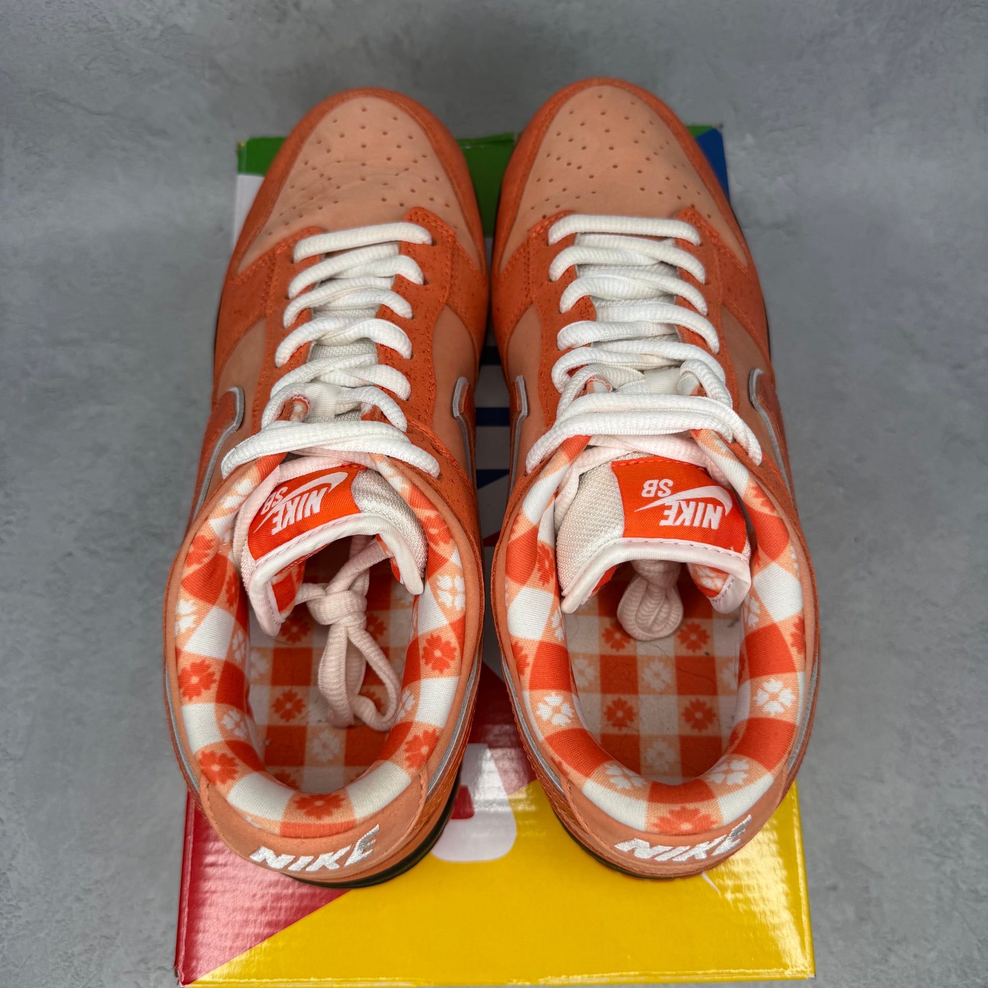 Nike SB Dunk Low Concepts Orange Lobster *pre-owned* SIZE 9