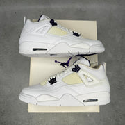Jordan 4 Retro Metallic Purple *yellowing*