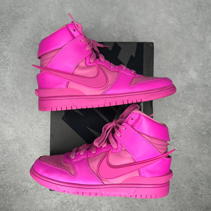 Nike Dunk High AMBUSH Active Fuchsia *pre-owned* SIZE 6.5M/8W