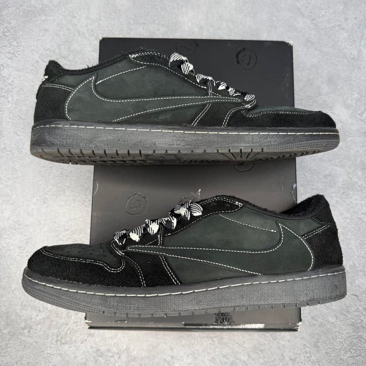 Jordan 1 Retro Low OG SP Travis Scott Black Phantom *pre - owned* SIZE 13 - Kicks Collective PA - Jordan - DM7866-001 - Men's Shoes - 13M/14.5W - Pre - Owned