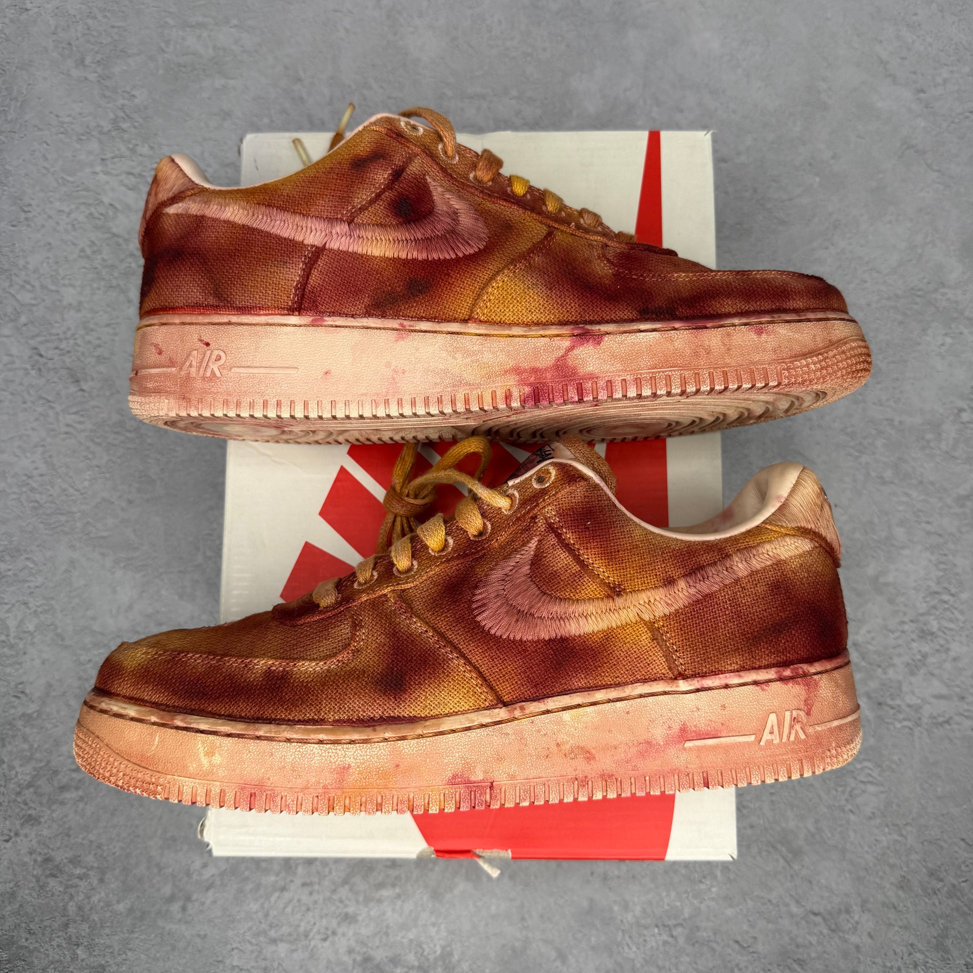 Nike Air Force 1 Stussy Low x Lookout & Wonderland Hand Dyed NEW YORK