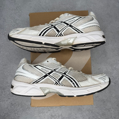 ASICS Gel-1130 White Black *pre-owned* SIZE 9