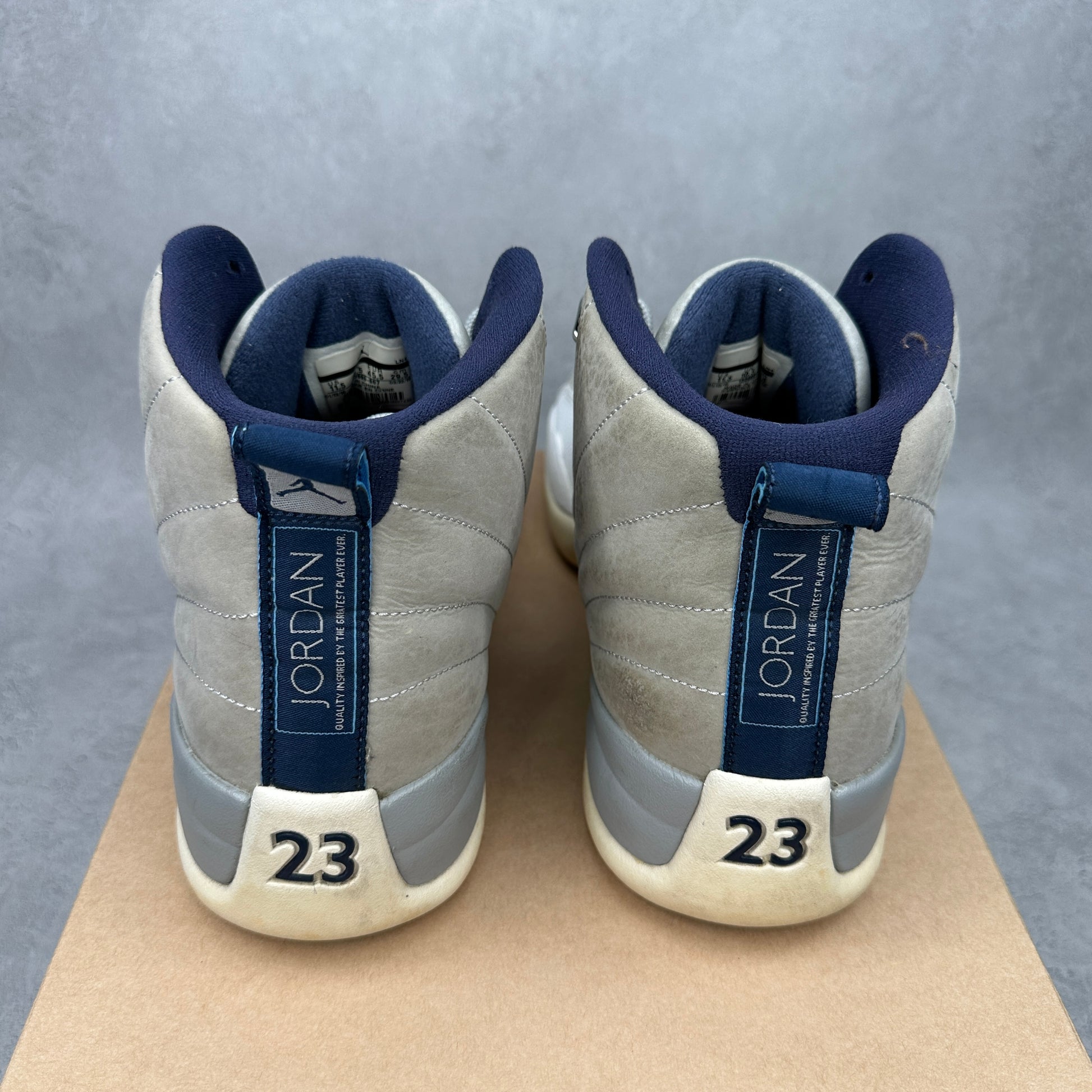 Jordan 12 Retro Grey University Blue *pre-owned* SIZE 11.5