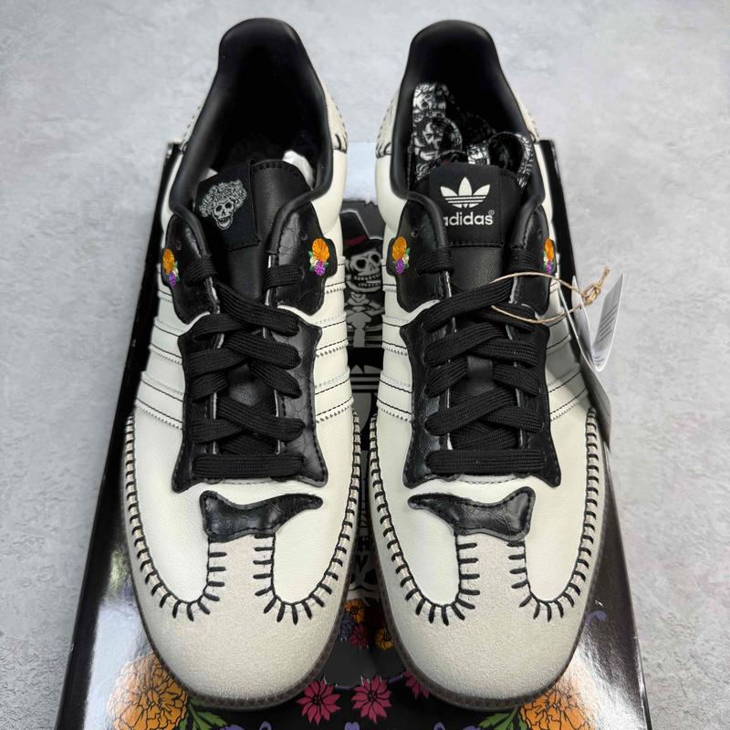 adidas Samba OG Día de Muertos Pack Off White - Kicks Collective PA - adidas - JI3931 - Men's Shoes - 10.5M/12W - Brand New - Original Box (Damaged)