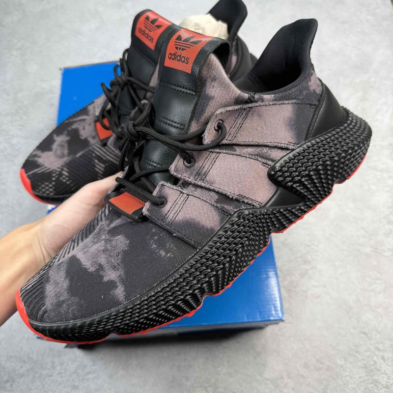 adidas Prophere Bleached Black Solar Red - Kicks Collective PA - adidas - DB1982 - Men's Shoes - 13M/14.5W - Brand New