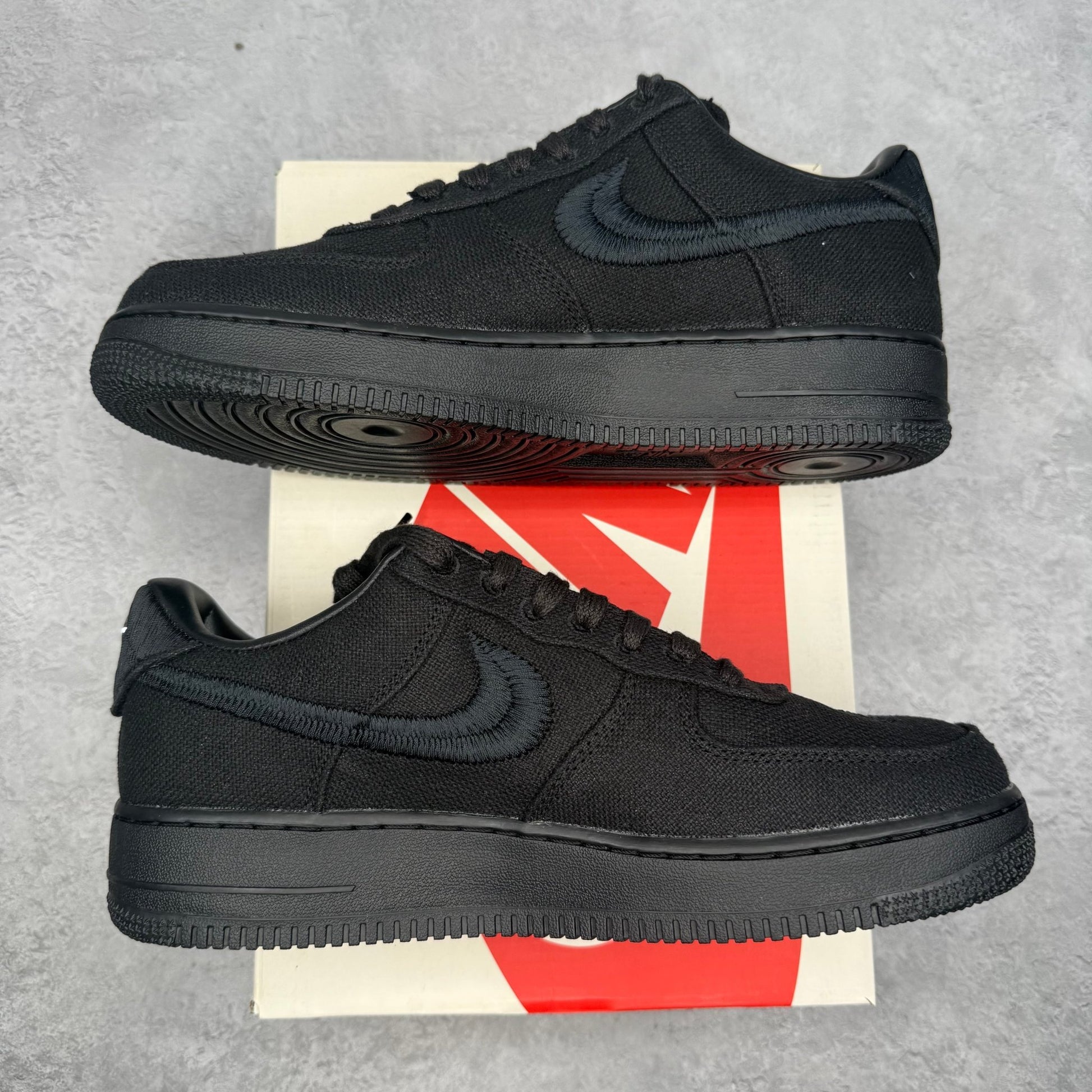 Nike Air Force 1 Low Stussy Black - Kicks Collective PA - Nike - CZ9084-001 - Men's Shoes - 10M/11.5W - Brand New