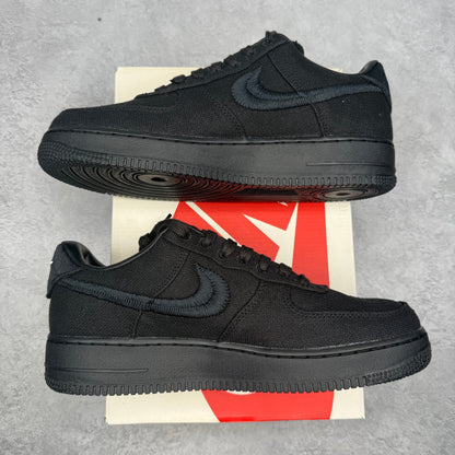Nike Air Force 1 Low Stussy Black - Kicks Collective PA - Nike - CZ9084-001 - Men's Shoes - 10M/11.5W - Brand New