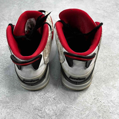 Jordan Dub Zero White Varsity Red (2022) (GS) *pre-owned* SIZE 6.5Y