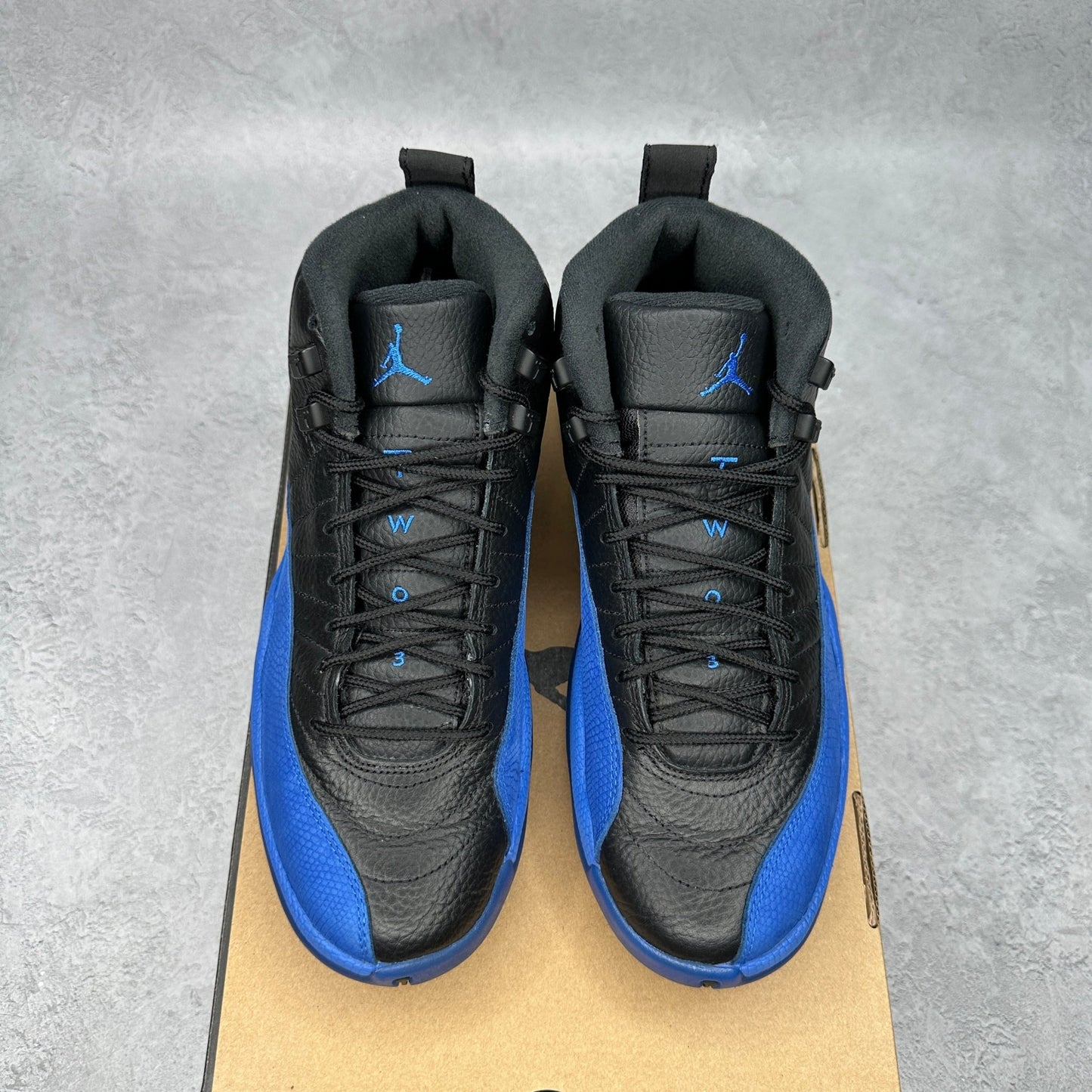 Jordan 12 Retro Black Game Royal *pre - owned* SIZE 8 - Kicks Collective PA - Jordan - 130690-014 - Men's Shoes - 8M/9.5W - Pre - Owned